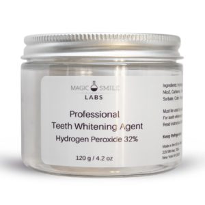 Medium Strength Teeth Whitening Agent (32% Hydrogen Peroxide) - 40 patients