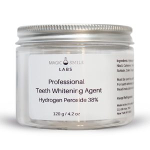 High Strength Teeth Whitening Agent (38% Hydrogen Peroxide) - 40 patients