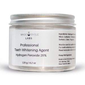 Low Strength Teeth Whitening Agent (28% Hydrogen Peroxide) - 40 patients